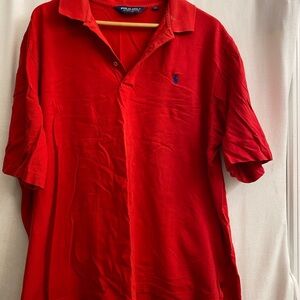 Polo by Ralph Lauren Men's Red Polo Shirt